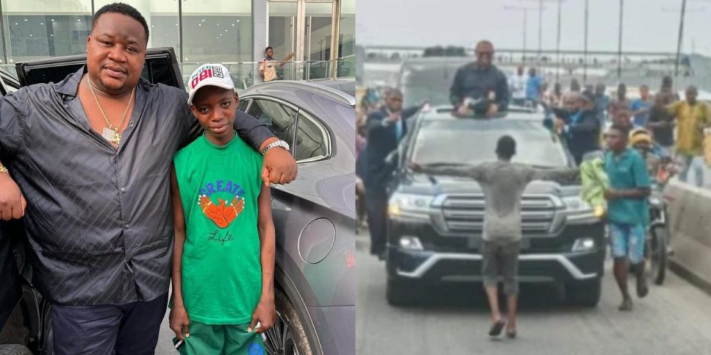 Cubana Chief Priest Offers Scholarship To Boy Who Stood In Front Of Peter Obi’s Convoy