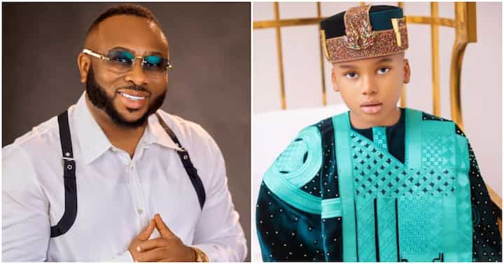 "I Miss You Greatly And Long To See You" - Churchill Olakunle Celebrates His Son With Tonto Dikeh