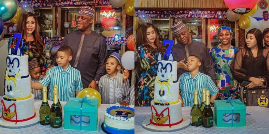 Precious Chikwendu Hails Fani-Kayode As They Reunite For Their Son’s Birthday Party