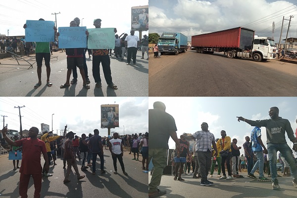Students, Traders Block Ilesha-Akure-Owo Highway
