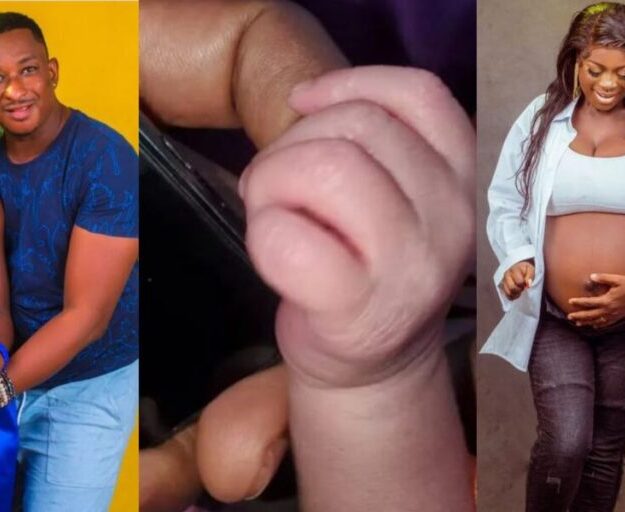 Actor Sesan Alabi And Wife Welcomes First Child After 6 Years Of Marriage