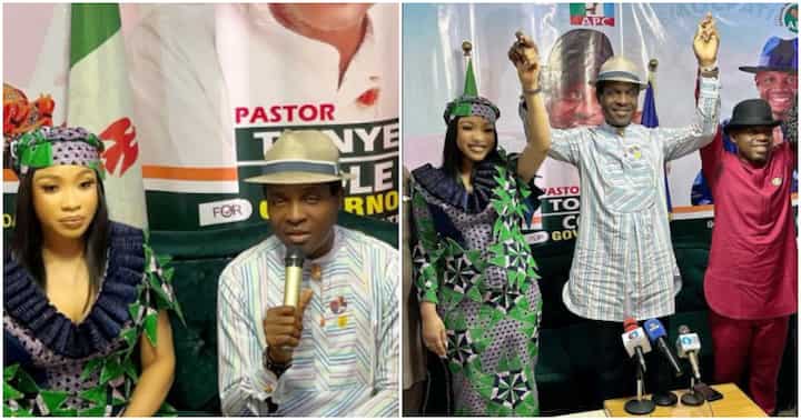 ADC Guber Candidates, Tonte Ibraye, Tonto Dikeh Steps Down For APC's Tonye Cole In Rivers