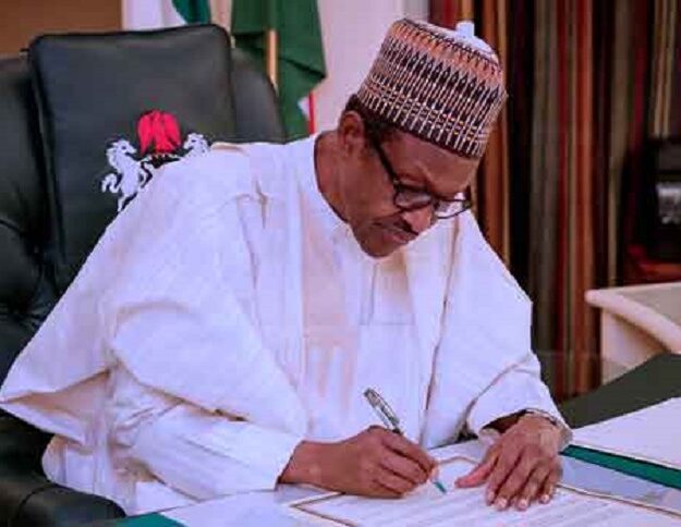Finally, President Buhari signs amended constitution to allow states generate, transmit electricity