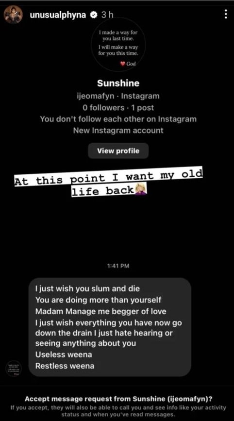 “I Want My Old Life Back” - BBNaija’s Phyna Cries Out After Receiving Death Threats