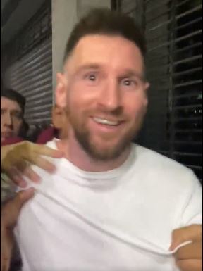 Lionel Messi Gets Mobbed By Excited Fans Outside Restaurant In Argentina (Videos)