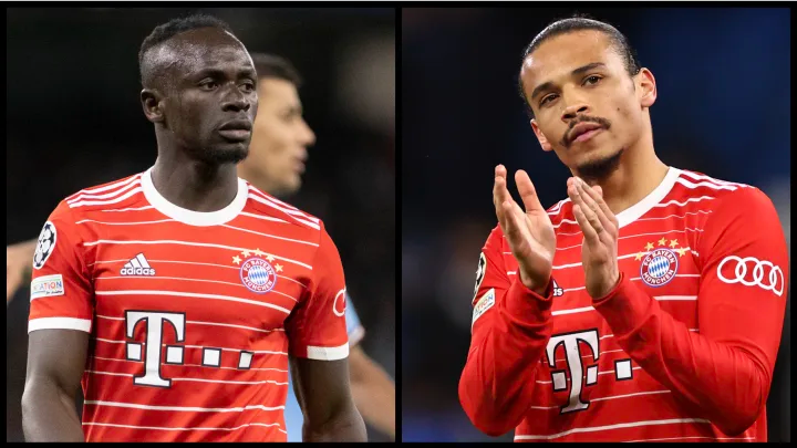 Bayern Munich Suspends Sadio Mane For Punching His Teammate, Leroy Sane