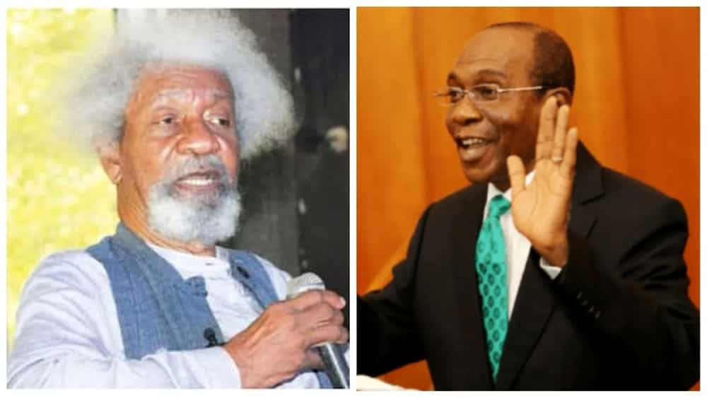 Wole Soyinka, CBN, Godwin Emefiele, Muhammadu Buahri, naira swap policy, naira scarcity