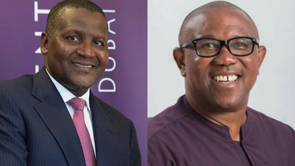 Peter Obi, Aliko Dangote