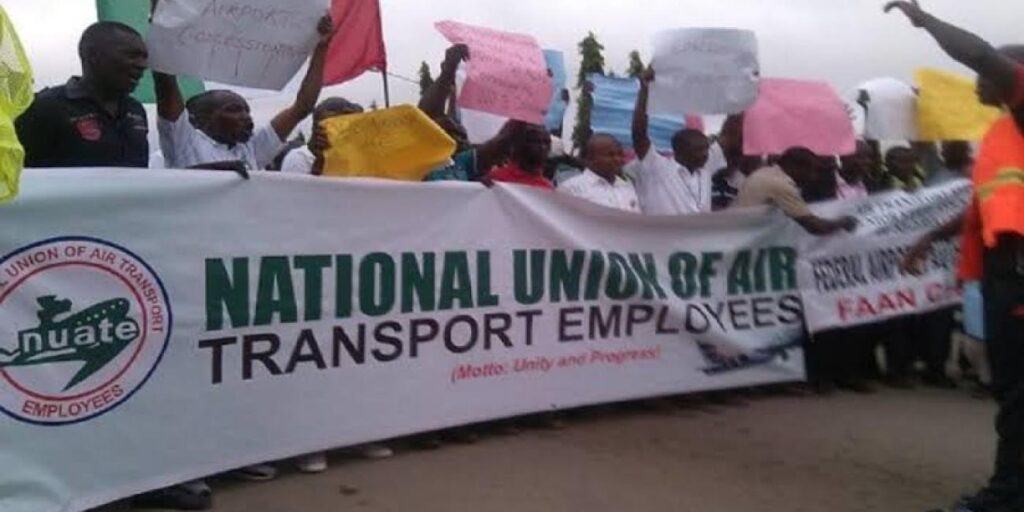 Police Clamp Down On Protesters As Aviation Workers Ground Lagos Airport On Second Day