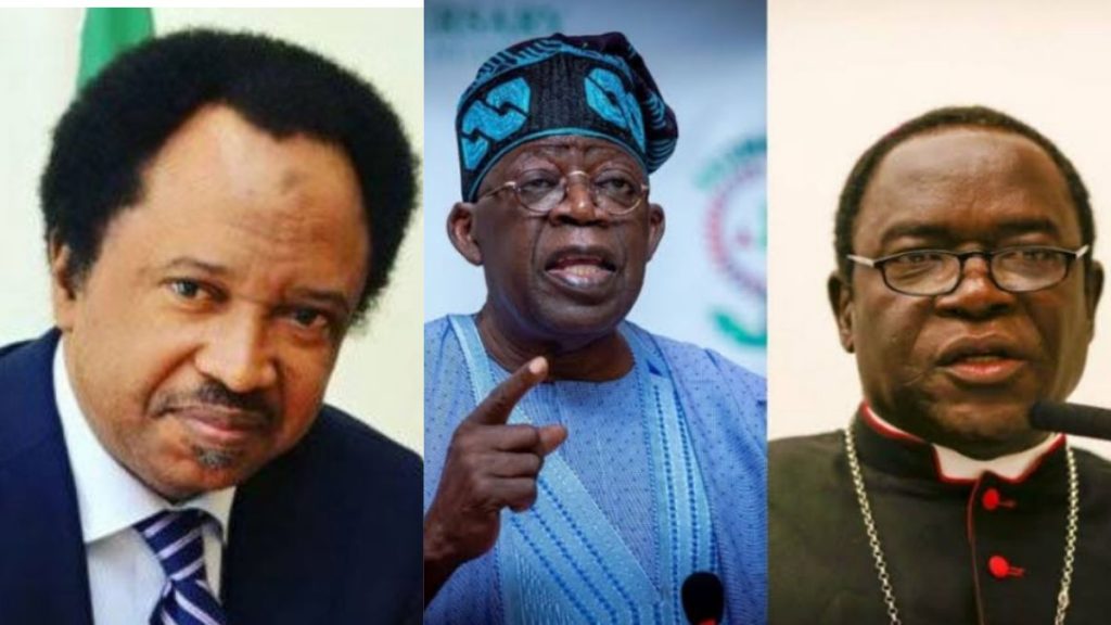 Shehu Sani, Bola Tinubu, Mathew Kukah,