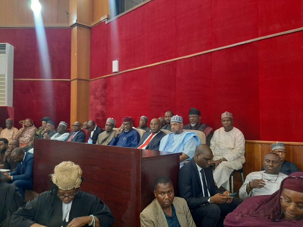 Atiku Arrives Court For Hearing Of His Petition Against Tinubu’s Victory [Photos]