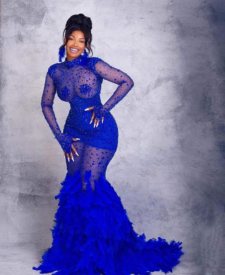 Big Brother Naija star Tacha Rocks ₦9.2m dress to 2023 AMVCA