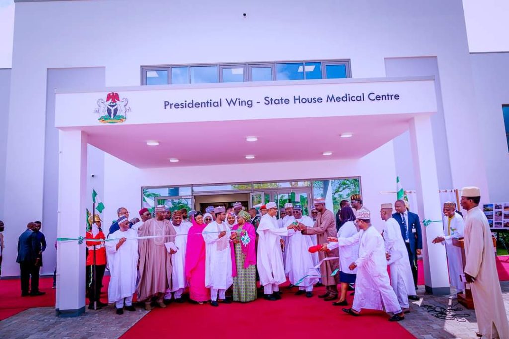 President Buhari Officially Unveils N21bn VIP Wing At Aso Villa Medical Centre [Photos}