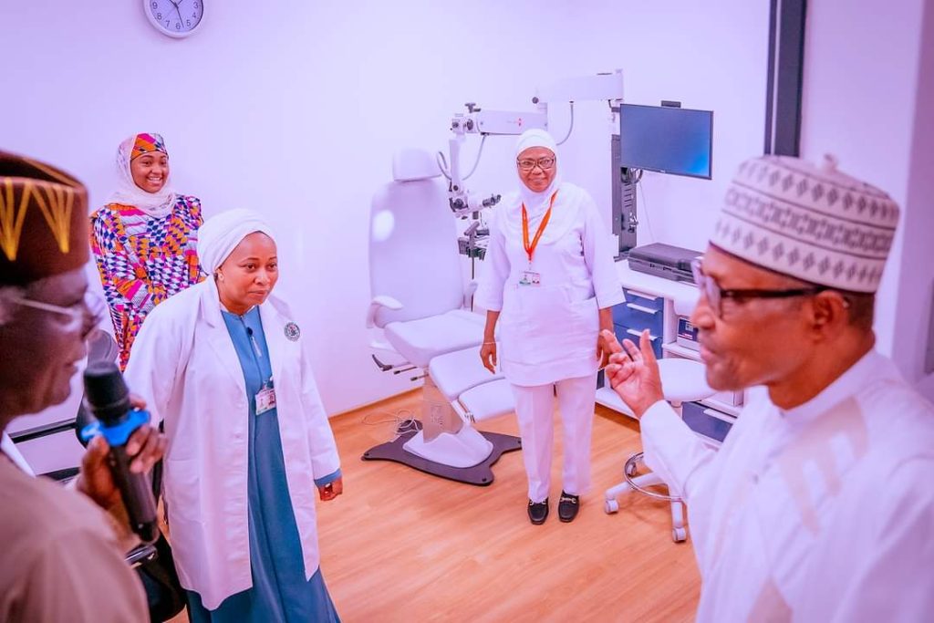 President Buhari Officially Unveils N21bn VIP Wing At Aso Villa Medical Centre [Photos}