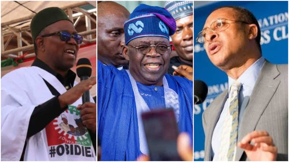 Pat Utomi/Bola Tinubu/Peter Obi/APC/Atiku Abubakar/May 29/2023 Election/PDP/Labour Party