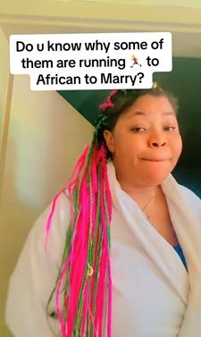 African Men Are Coming Home To Marry Because European Govt Won’t Allow Them Treat Maltreat Women – Nigerian Lady Alleges (Video)