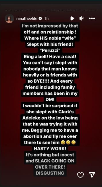 Anita Brown Claims Chioma Slept With Peruzzi And Davido’s Cousin, Clarks Adeleke