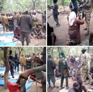 Bandits Release Video Of Villagers Abducted In Niger State, Threaten To Kill Them If Their Families Fail To Pay Ransom
