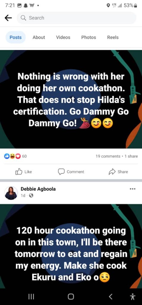 Chef Dammy Reportedly Charging People N1,000 To Eat Food At Her Cook-A-Thon [Video]