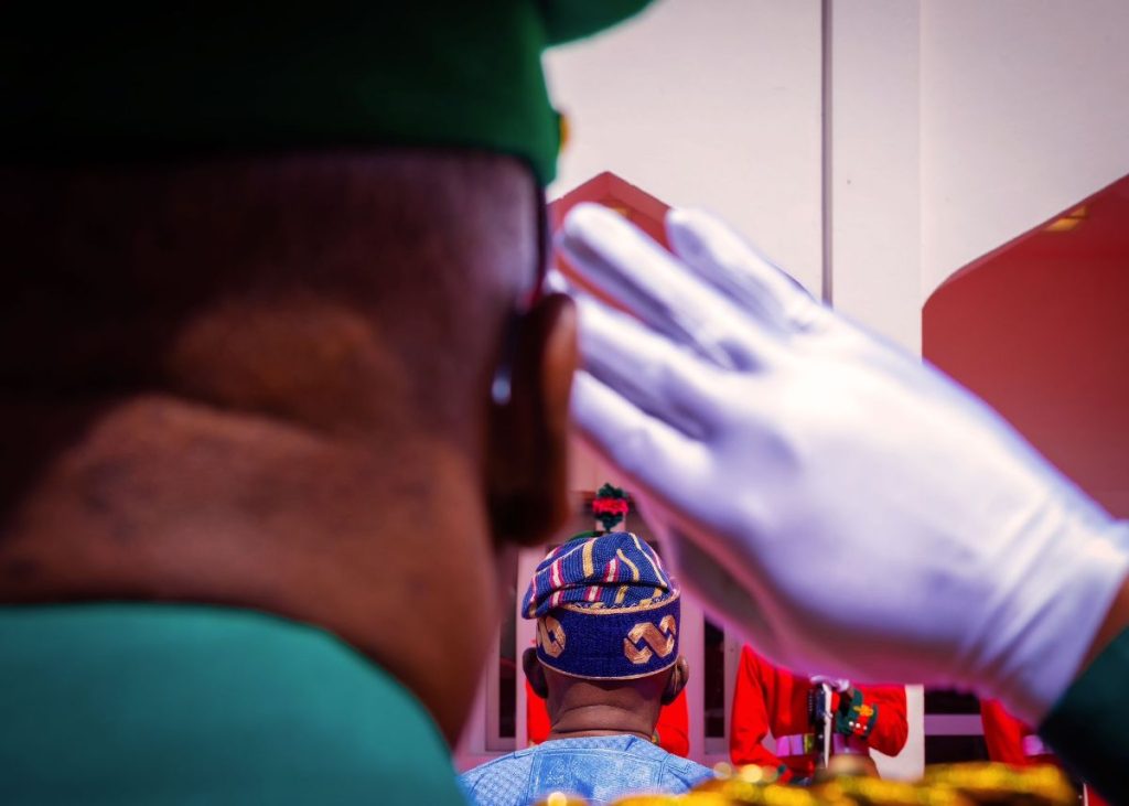 Tinubu Inspects Guard Of Honour [PHOTOS]