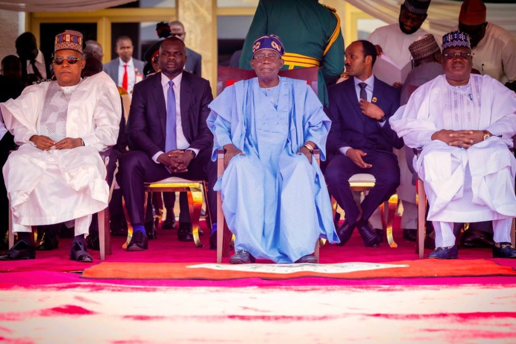 Tinubu Inspects Guard Of Honour [PHOTOS]