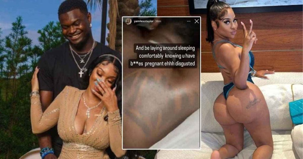 Ex-P0rnstar, Moriah Mills Calls Out Boyfriend, Zion Williamson For Cheating And Impregnating Another Woman