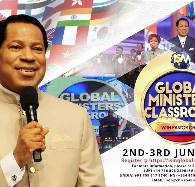 Global Ministers Classroom with Pastor Chris begins now 
