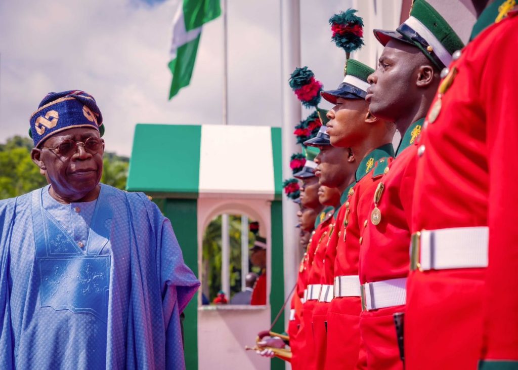 Tinubu Inspects Guard Of Honour [PHOTOS]