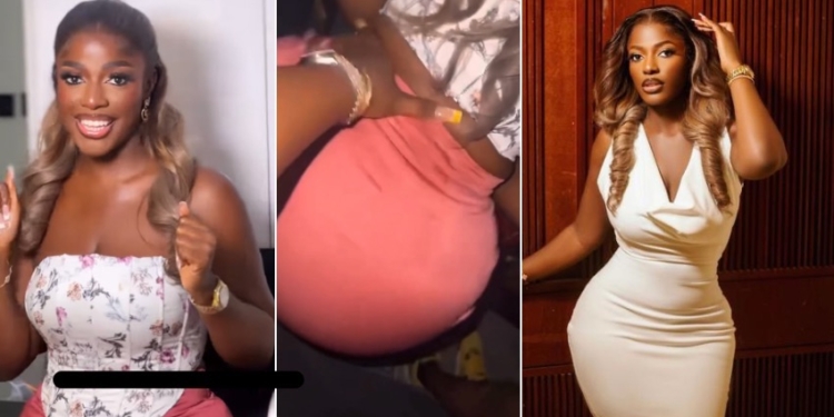 Netizens Reacts As Hilda Baci’s Friends Spank Her Backside While She Whines Her Waist [Video]