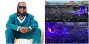 Reactions As Burna Boy Performs At Sold Out Concert At 80,000 Capacity London Stadium [Video]