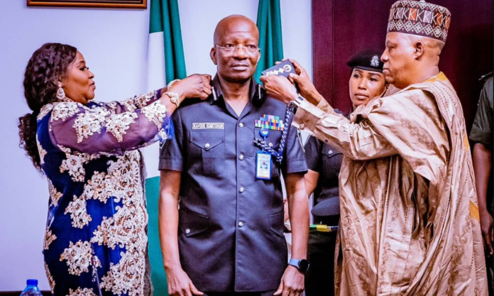 Shettima Decorates Acting IGP Egbetokun With New Rank