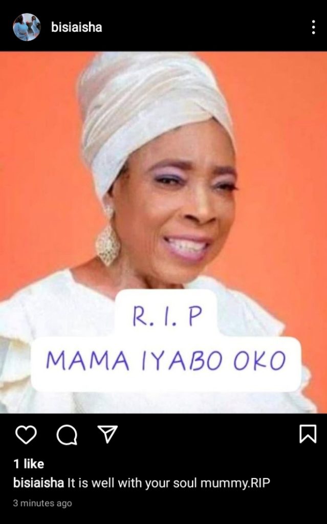 Veteran Actress, Iyabo Oko Dies Months After She 'Resurrected' From Dead