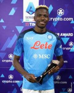 Victor Osimhen Named ‘Most Valuable African Footballer In The World’