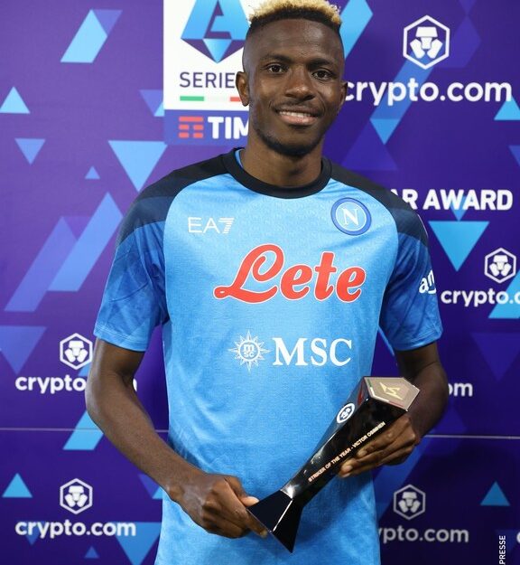 Victor Osimhen Named ‘Most Valuable African Footballer In The World’