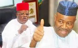 Wike visits Tinubu at State House second time in 72 hours, goes with Akpabio, Umahi
