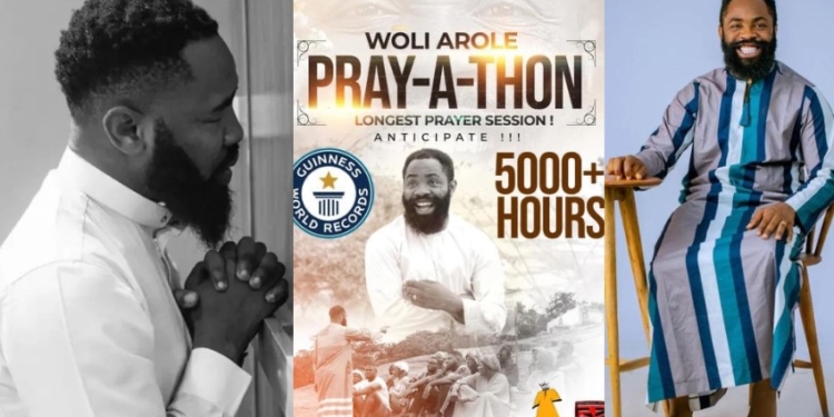 Woli Arole Announces Plans To Pray For 5000 Hours To Break Guinness World Record