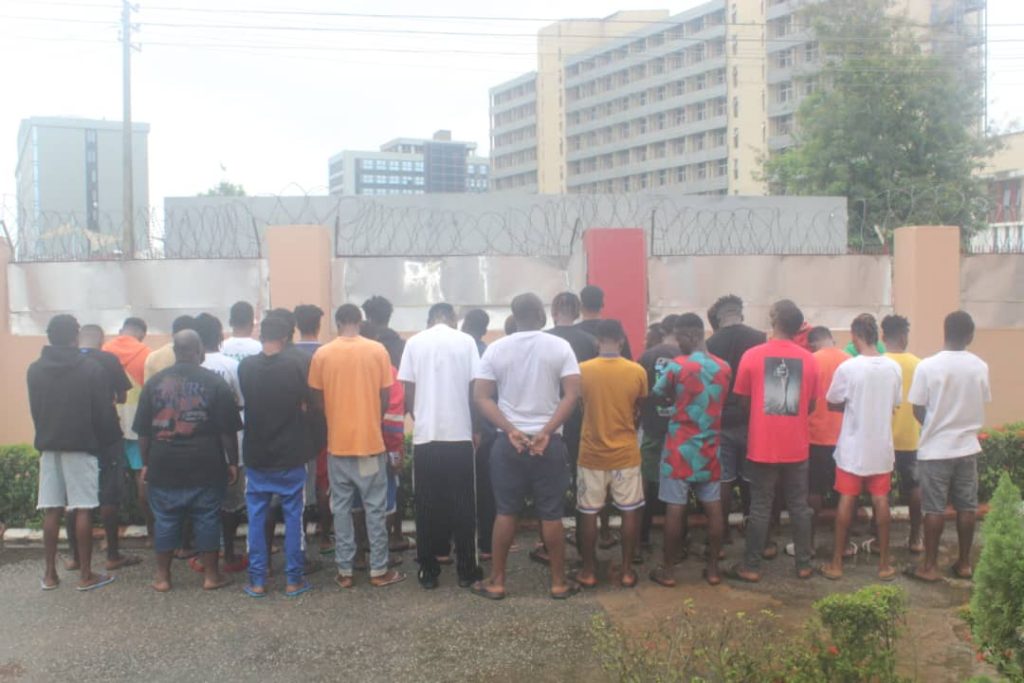 33 'Yahoo Boys' Land In EFFC's Net As Anti-Graft Agency Recovers Six Exotic Cars 7