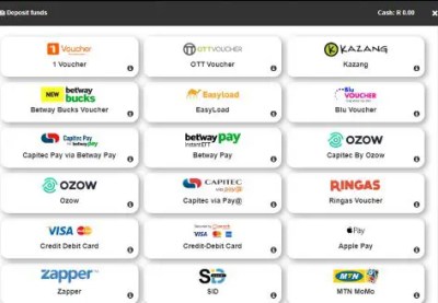 Betway Deposit