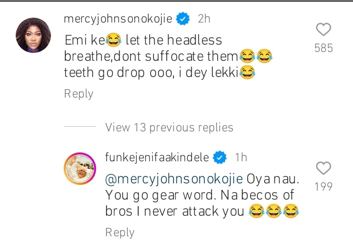 “I Need Her Home Address To Break Her Head” - Funke Akindele Fights Mercy Johnson [Video]