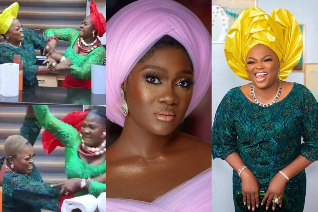 “I Need Her Home Address To Break Her Head” - Funke Akindele Fights Mercy Johnson [Video]