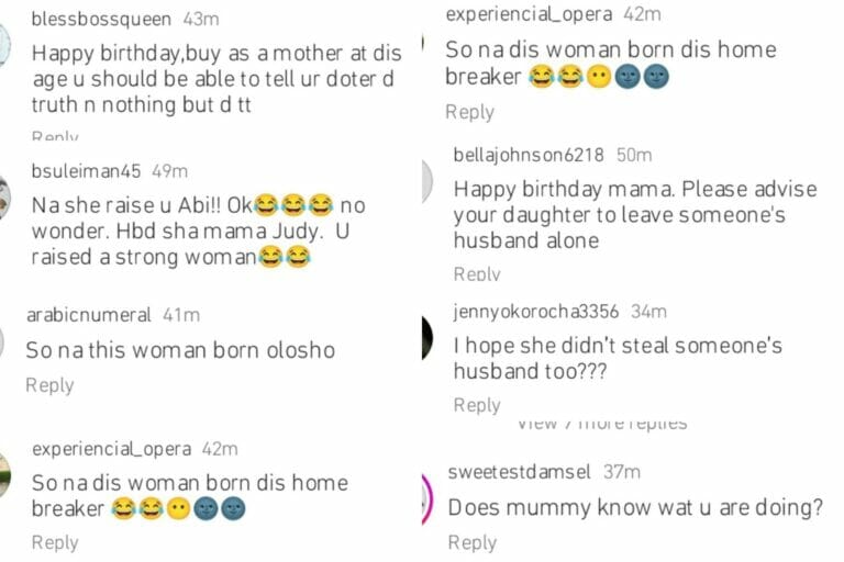 “Na This Woman Born Olosho” - Netizens Troll Judy Austin’s Mother On Her Birthday