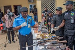 Police arrest 1,412 suspects, recover 350 arms, 4,055 ammunition, rescue 113 kidnap victims safely