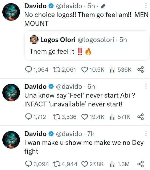 "Them Go Feel Am" - Davido Reacts To Backlash From Muslims Over His Signee, Logos Olori’s Music Video