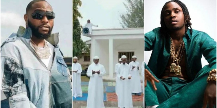 "Them Go Feel Am" - Davido Reacts To Backlash From Muslims Over His Signee, Logos Olori’s Music Video