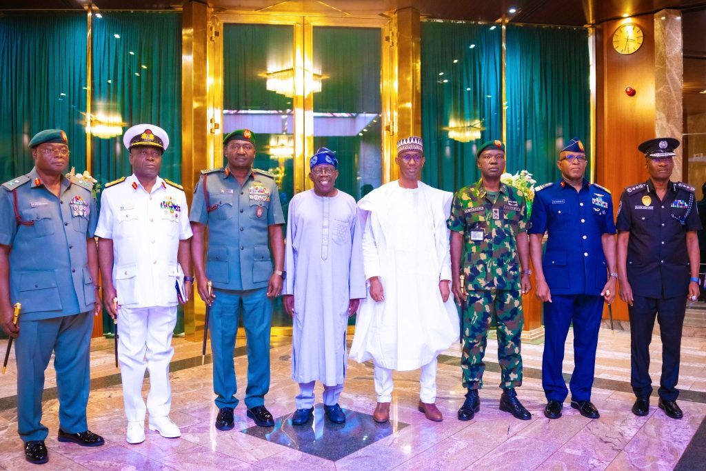 Tinubu Holds First Meeting With NSA, Service Chiefs In Abuja 8