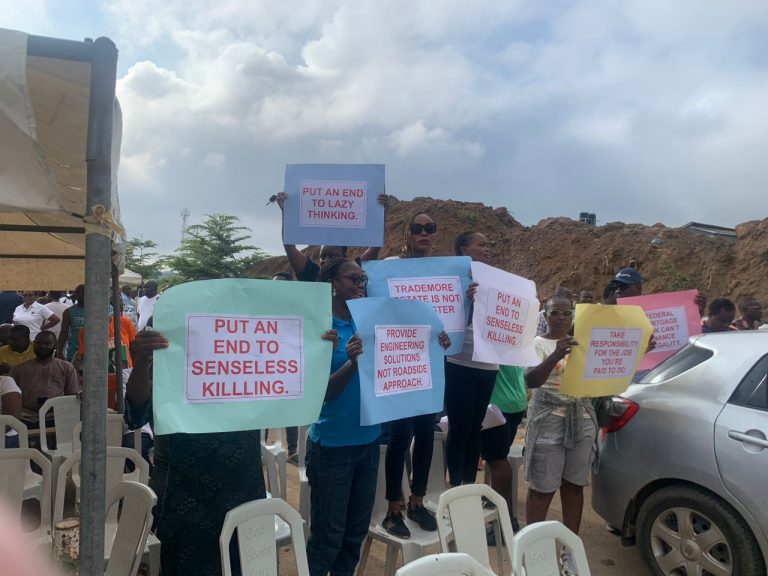 TradeMore Estate Residents Protest Planned Demolition Days After Massive Flood Incident 3