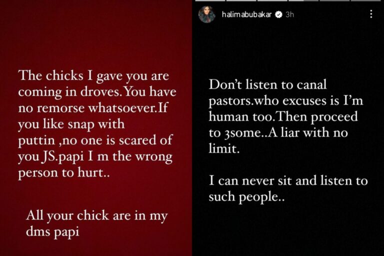 “All Your Side Chicks Are In My DM” - Halima Abubakar Resumes Dragging Apostle Suleman