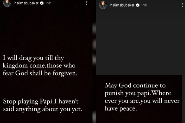 “All Your Side Chicks Are In My DM” - Halima Abubakar Resumes Dragging Apostle Suleman