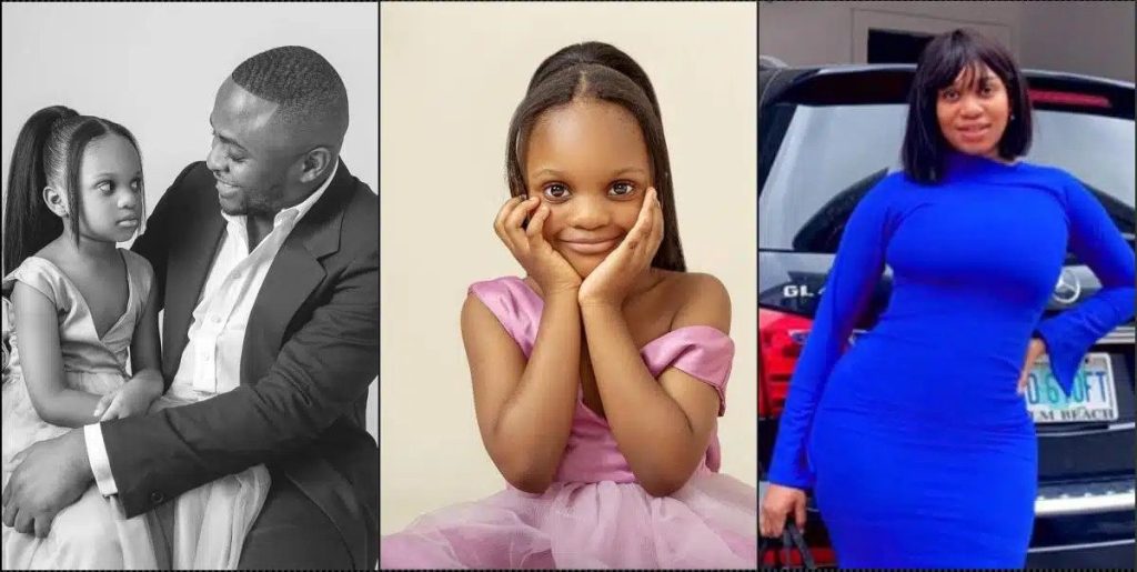 Sandra Iheuwa Taunts Ubi Franklin As He Celebrates Their Daughter's 4th Birthday