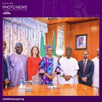 Oluremi Tinubu receives Gowon, African Biblical Leadership Initiative at State House